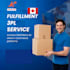 provide 3pl order fulfillment and prep services for your e commerce in canada