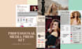 design professional media kit for influencers