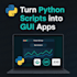 build python script and convert it into a user friendly gui app