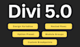 create a divi5 website in the divi 5 page builder