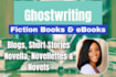 write or ghostwrite your blog, short story, or novel