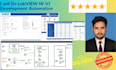 do professional labview vi design  automation services