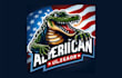 create american alligator mascot logo with free source file