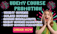 do udemy course promotion online course promotion  udemy  course marketing