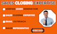 be your sales representative, b2b lead, appointment setter, and expert sales