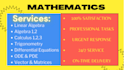 help you in mathematics assigment and math problems