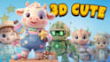 create a cute 3d character or mascot for games and animation