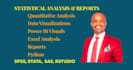do quantitative statistical data analysis, visualizations, spss, power bi