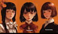 create characters in cartoon or anime style