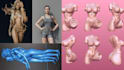 create realistic 3d nsfw character, rig, texture and animate a nsfw 3d character