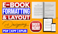 convert pdf word doc to ebook epub, ebook formatting, kindle formatting