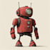 custom futuristic mecha robot character illustration art