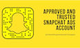 create snapchat ads manager account with your ads approved