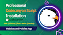do install and customization your codecanyon script