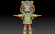 create renderforge 3d model 3d toy model bjd chibi cartoon for 3d printing