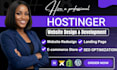 hostinger website design wordpress website webador website hostinger redesign