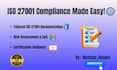 iso 27001 documentation, policies, risk assessment and certification help