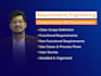 provide software documents, srs, brd, frd, competitor analysis and user stories