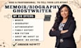 be memoir ghostwriter biography autobiography bio writer about us nonfiction