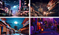 create stunning anime backgrounds style visual novel bg 2d scenery art