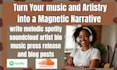 write SEO spotify soundcloud artist bio song press release writing and blog post