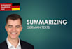 summarize your german text in 24h