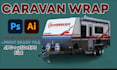 do vehicle wrap design, caravan wrap design, van wrap design ,car wrap design