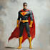 illustrate superhero character art