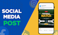 design unique eye catchy social media graphics