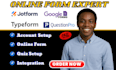 create online form surveys jotform google form typeform questionpro in 24 hours