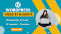 migrate wordpress backup and website migration hosting safely