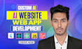 build ai website, ai chatbot, ai web application, ai software developer