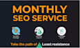 do monthly SEO on page technical and off page optimization
