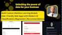 build a custom ai machine learning model web application