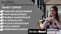 develop bubble mvp saas app adalo marketplace website chatgpt ai api,flutterflow