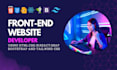 your front end web developer using HTML, CSS, javascript, react and gsap