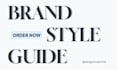 design brand identity and create brand style guide