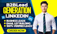 do b2b linkedin lead generation and list building using sales navigator