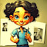 design a unique style cartoon character for you