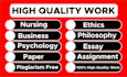 write philosophy, business , nursing, psychology , ethics