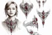 do a quick jewelry sketch design your concept