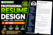 design a professional ats friendly resume CV