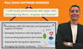 develop scalable web application using java spring boot, angular