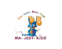 design popular kids play learn logo