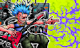 draw cartoon illustration punk y2k style mascot