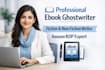 be your ebook ghostwriter for fiction, nonfiction book, amazon kdp book writer