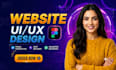 design a responsive SEO friendly website and high converting UI UX