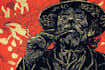 draw high quality illustration in linocut style