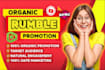 rumble video promotion, rumble channel promotion, channel monetization