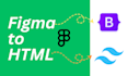 convert figma to html, bootstrap responsive tailwind CSS